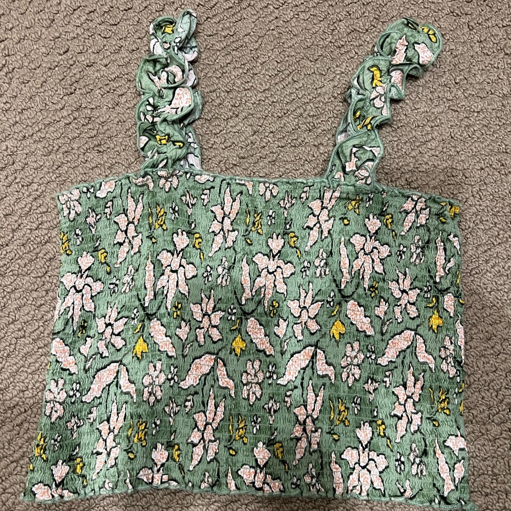 Aerie ruched top size medium